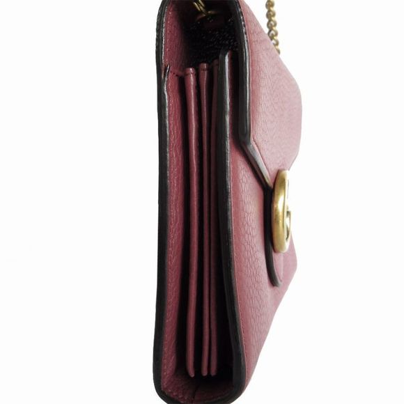 Gucci Crossbody Shoulder Bag Wallet Chain GG Marmont 401232 - Picture 4 of 10